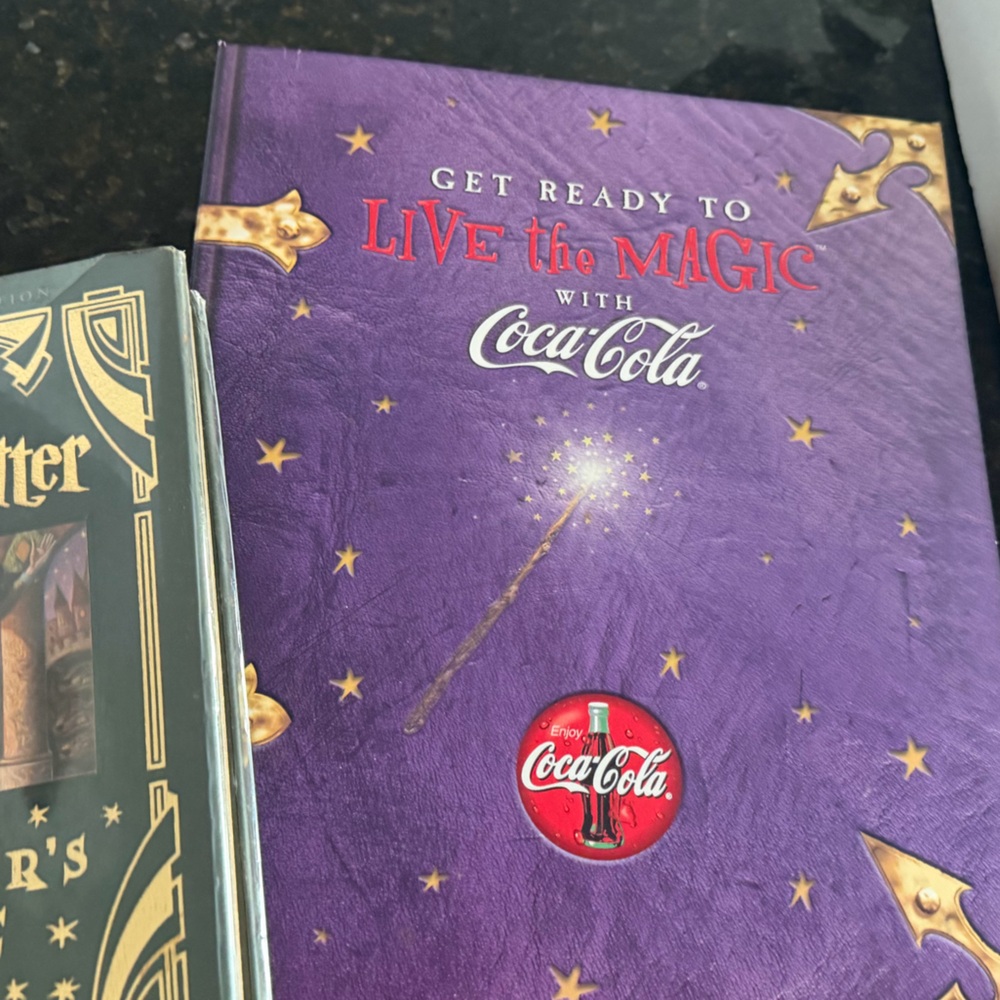 Coca Cola promotional box set of Harry Potter and the Sorcerer’s Stone.